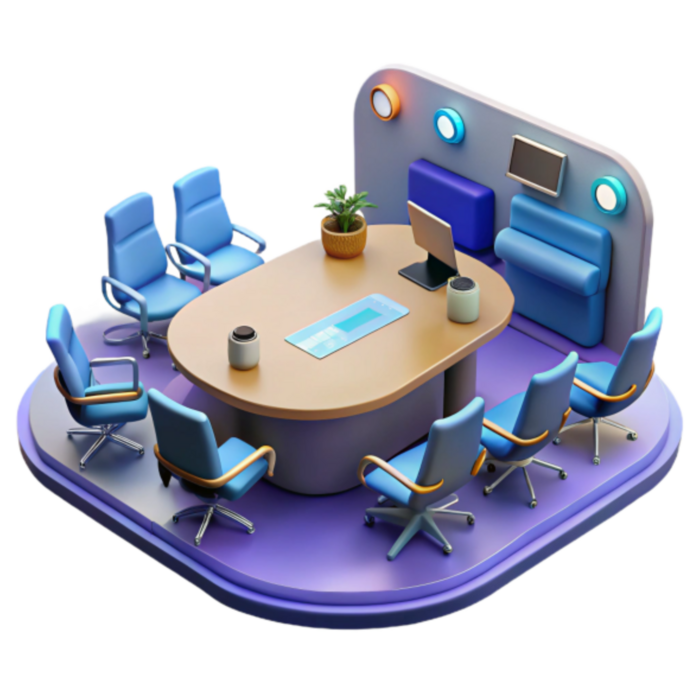 modern office meeting ergonomic